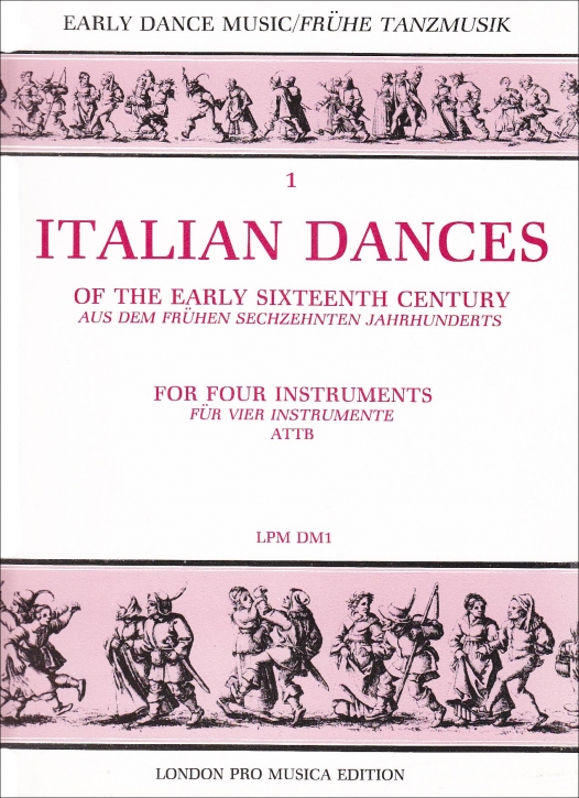 Italian Dance Music - aus dem frühen 16. Jahrhundert  ATTB