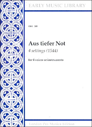 Bruck / Resinarius / Le Maistre - Aus tiefer Not -  ( 4 settings 1544) STTB