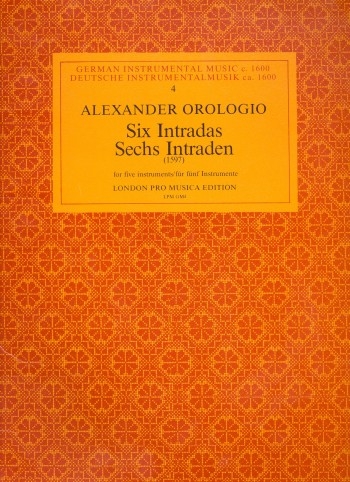Orologio, Alexander - Sechs Intraden - SSATB
