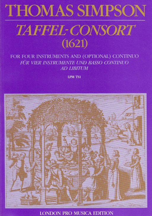 Simpson, Thomas - Taffel-Consort (1621) - SATB / SAAB / SSTB und Bc. ad lib.