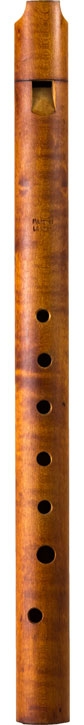 Treble recorder (g) Löbner medevial, 466 Hz, maple/plum