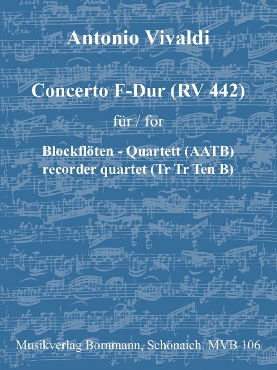 Vivaldi, Antonio - Concerto F-Dur (RV 442)  - AATB