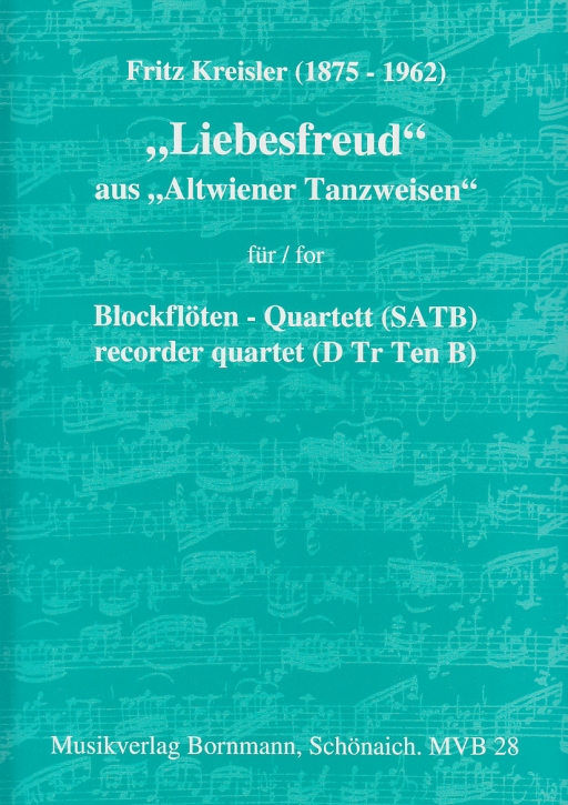 Kreisler, Fritz - Liebesfreud - SATB