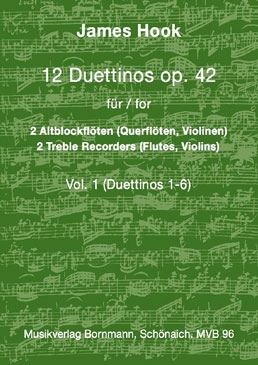 18 oder 2 Flöten Ausgewählte Duette Band 2 Noten für 2 Altblockflöten