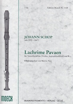 Schop, Johann - Lachrimae Pavaen - tenor recorder and Bc.