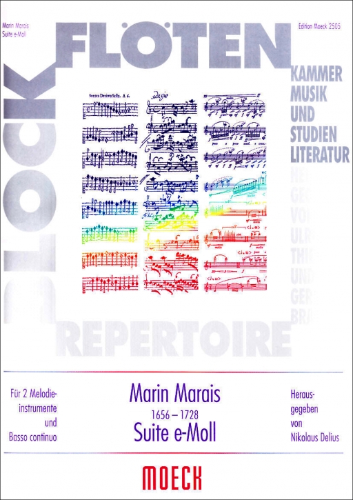 Marais, Marin - Suite e-moll  - 2 Altblockflöten und Bc.