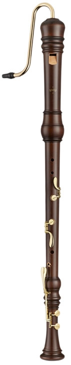 bass recorder Moeck 4521 Rottenburgh, maple stained