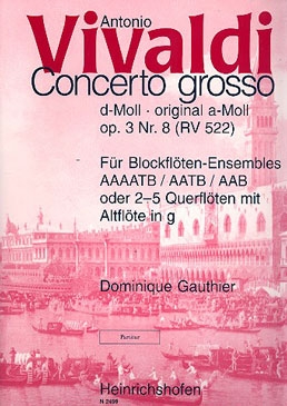 Vivaldi, Antonio - Concerto d-moll - AAAATB / AATB / AAB