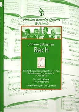 Bach, Johann Sebastian - Brandenburgisches Konzert Nr. 3 - 1. Satz AAATTTBBBSb
