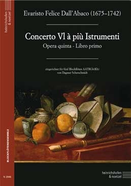 Dall'Abaco, Evaristo Felice - Concerto VI - AATBGb(Sb)