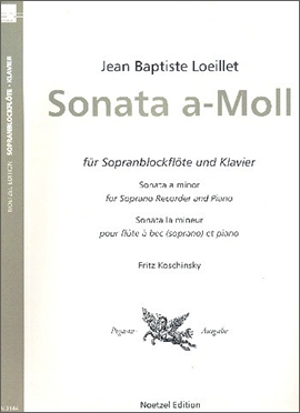 Loeillet, Jean Baptiste - Sonata a-moll - Sopranblockflöte und Basso continuo