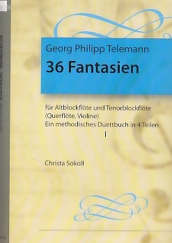 Telemann, Georg Philipp - 36 Fantasien -  Heft 1 - AT