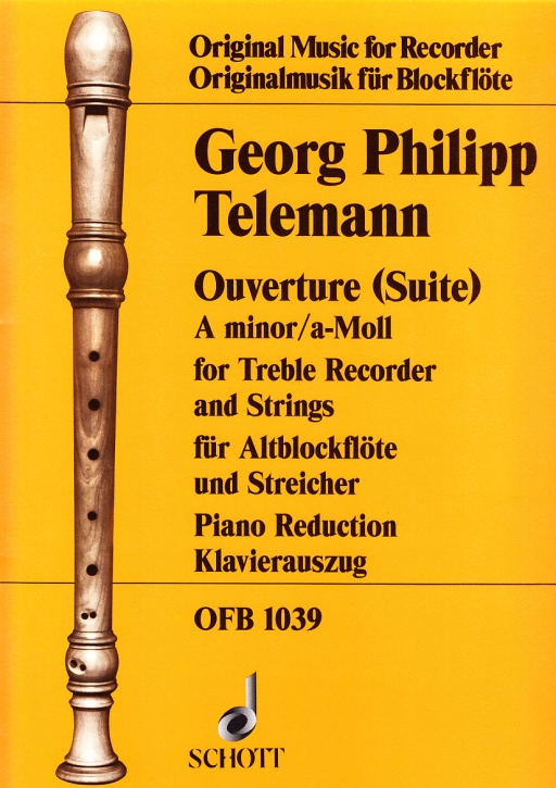 Telemann, Georg Philipp - Suite a-moll - Altblockflöte und Klavier