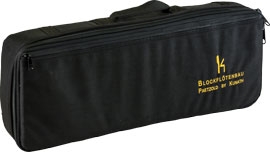 recorderbag for Paetzold greatbass, black
