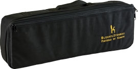 Flötentasche für Paetzold Kontrabass, schwarz