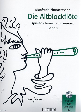 Zimmermann, Manfredo - Die Altblockflöte -  Band 2 mit CD