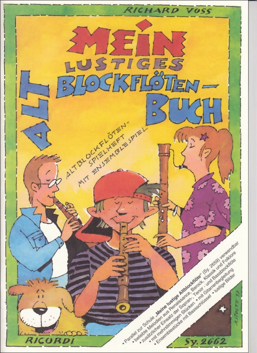 Voss, Richard - Mein lustiges Altblockflötenbuch - Beiheft