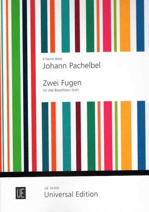 Pachelbel, Johann - Two Fugues -  SAT