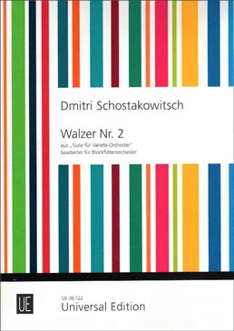 Schostakowitsch, Dmitri - Second Waltz from "Suite for Variety Orchestra" for recorder orchestra