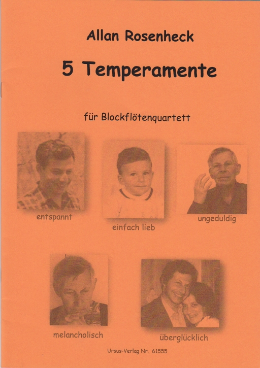 Rosenheck, Allan - 5 temperaments - SATB