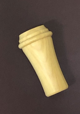 Mouthpiece for bocals, boxwood