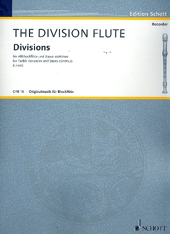 The Division Flute - Treble Recorder and Basso continuo