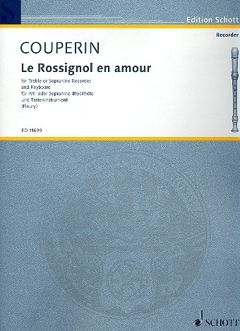 Couperin, Francois - Le Rossignol en amour - Sopraninoblockflöte und Cembalo