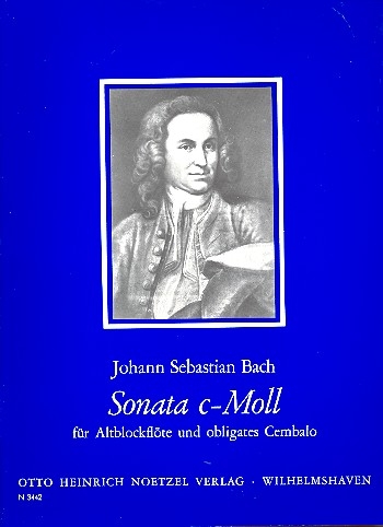 Bach, Johann Sebastian - Sonate c-moll - Altblockflöte und obligates Cembalo