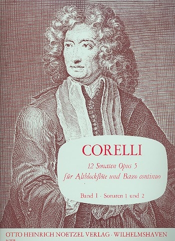 Corelli, Arcangelo - Zwölf Sonaten op. 5 / 1-2 - Altblockflöte und Basso continuo