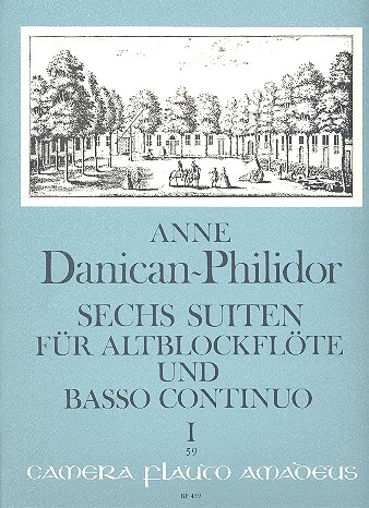 Danican-Philidor, Anne - Sechs Suiten, Band  1 - Altblockflöte und Basso continuo