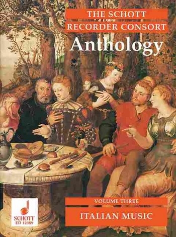 Recorder Consort Anthology 3 - Musik aus Italien  ST / AT / AAT / SAT / SATB / STTB