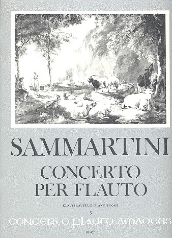 Sammartini, Giuseppe - Konzert F-dur - Klavierauszug Sopranblockflöte und Klavier