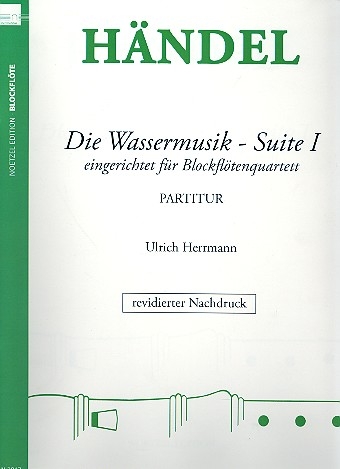 Händel, Georg Friedrich - Die Wassermusik - Suite I - SATB
