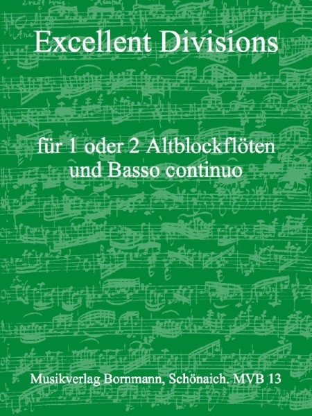 Excellent Divisions - Altblockflöte und Basso continuo