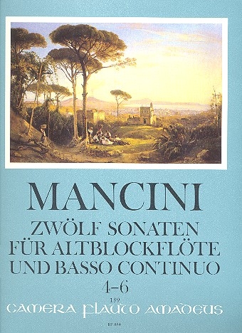 Mancini, Francesco - Zwölf Sonaten Band 2 - Altblockflöte und Basso continuo