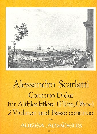 Scarlatti, Domenico - Concerto D-dur - Altblockflöte, 2 Violinen und Bc.