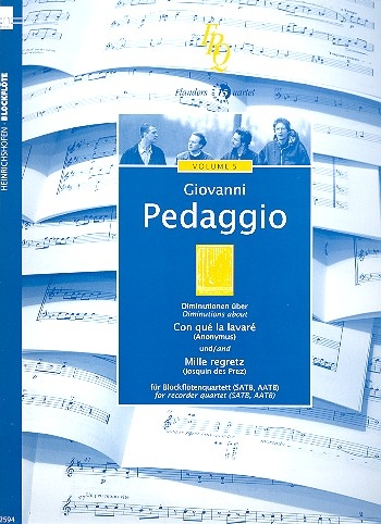 Pedaggio, Giovanni - Diminutionen - SATB / ATTB