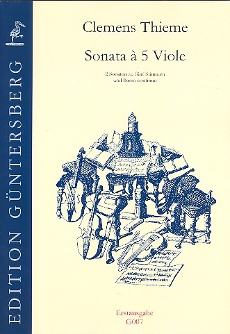 Thieme, Clemens - Sonata à 5 - SSATB und Bc ad.lib.