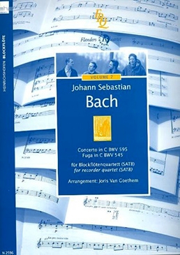 Bach, Johann Sebastian (Arr. Joris van Goethem) - Concerto in C -  BWV 595 - Fuga in C  - BWV 545 SATB