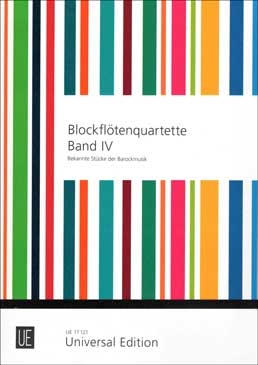 Blockflötenquartette  - Heft 4 Bekannte Stücke der Barockmusik SATB / AAAB / SAAB / SSAB
