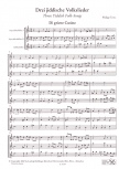 Tenta, Philipp - 3 jiddische Volkslieder - SSA