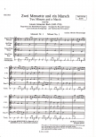 Bach, Johann Sebastian - Zwei Menuette und ein Marsch - SATB