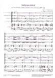 Bach, J.-S., Sinfonia d-moll  aus der Kantate 'Geist und Seele wird verwirret'