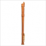 Moderne Altblockflöte Mollenhauer 5926E mit E-Fuß, Birnbaum
