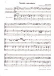 Castello, Dario - Sonata Concertata - 2 Sopranblockflöten und Bc.