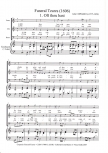 Coprario, John - Funeral Teares - Sopran, Alt, Bass (SAB) und Bc