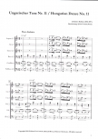 Brahms, Johannes -Hungarian Dance Nr. 11- recorder orchestra<br><br><b>NEW !</b>