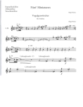 Pircher, Birgit - 5 Miniatures - soprano/treble/tenor solo