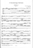 Bach, Johann Sebastian - 15 three part sinfonies - recorder trio