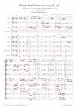 Bach, Johann - Singet dem Herrn -  ATBGb+ATBGbSb